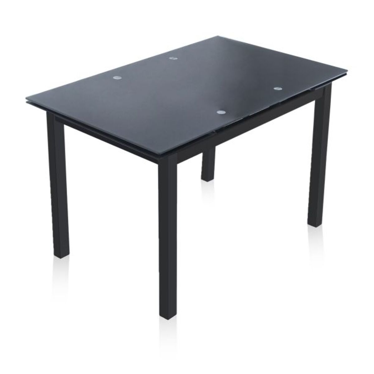 Mesa de comedor extensible Milan 110 Gris oscuro