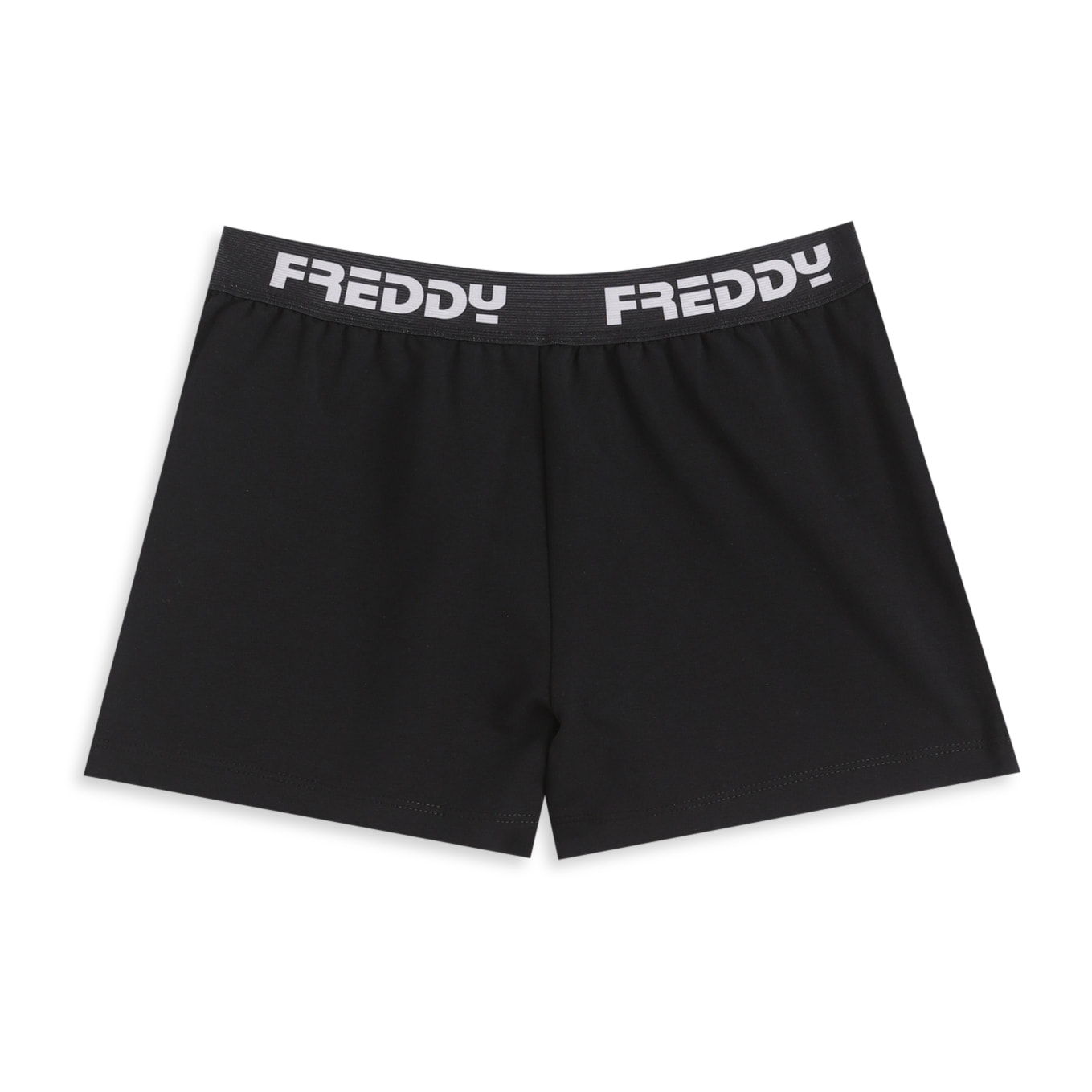 Pantaloncini Bambina in Cotone Elasticizzato con Elastico Jacquard