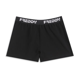 Pantaloncini Bambina in Cotone Elasticizzato con Elastico Jacquard