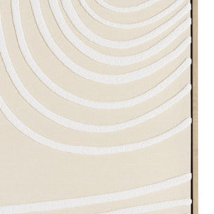 HOMER - Décoration murale C - 83x123cm lignes abstraites, cadre naturel