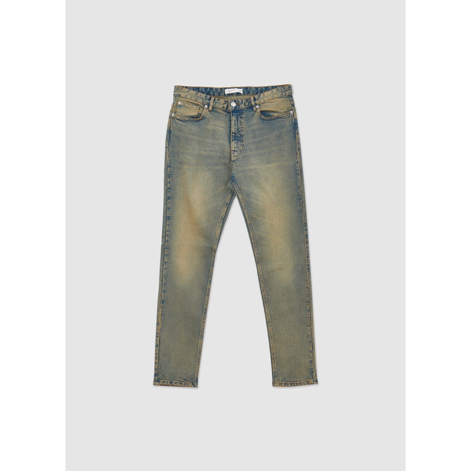 Jeans slim fit effetto acid wash