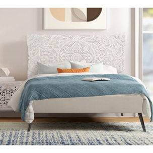 Cabecero de Mdf 166 Cm Estilo Étnico Tallado