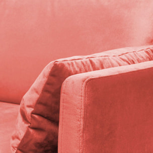 Canapé Velours Droit Splendido - 3 Places