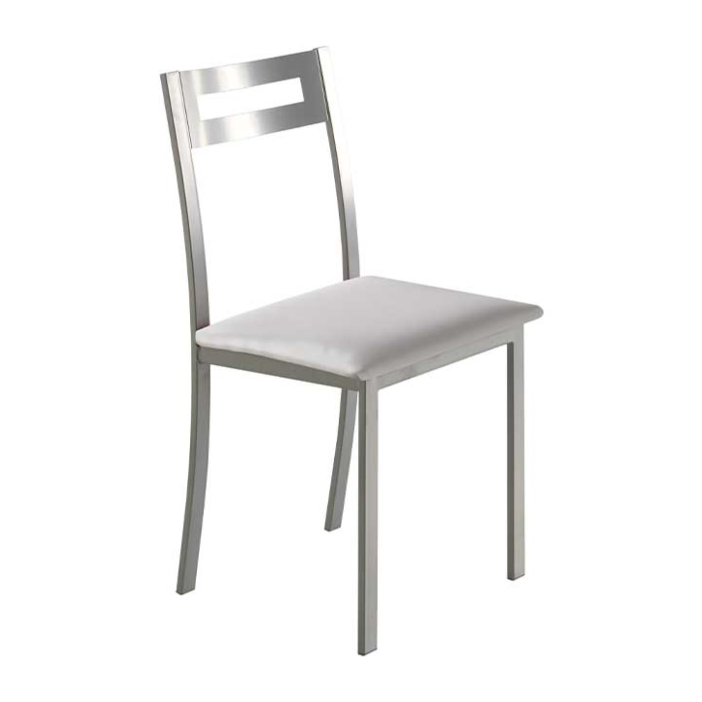 Set de 4 sillas – Polipiel y metal