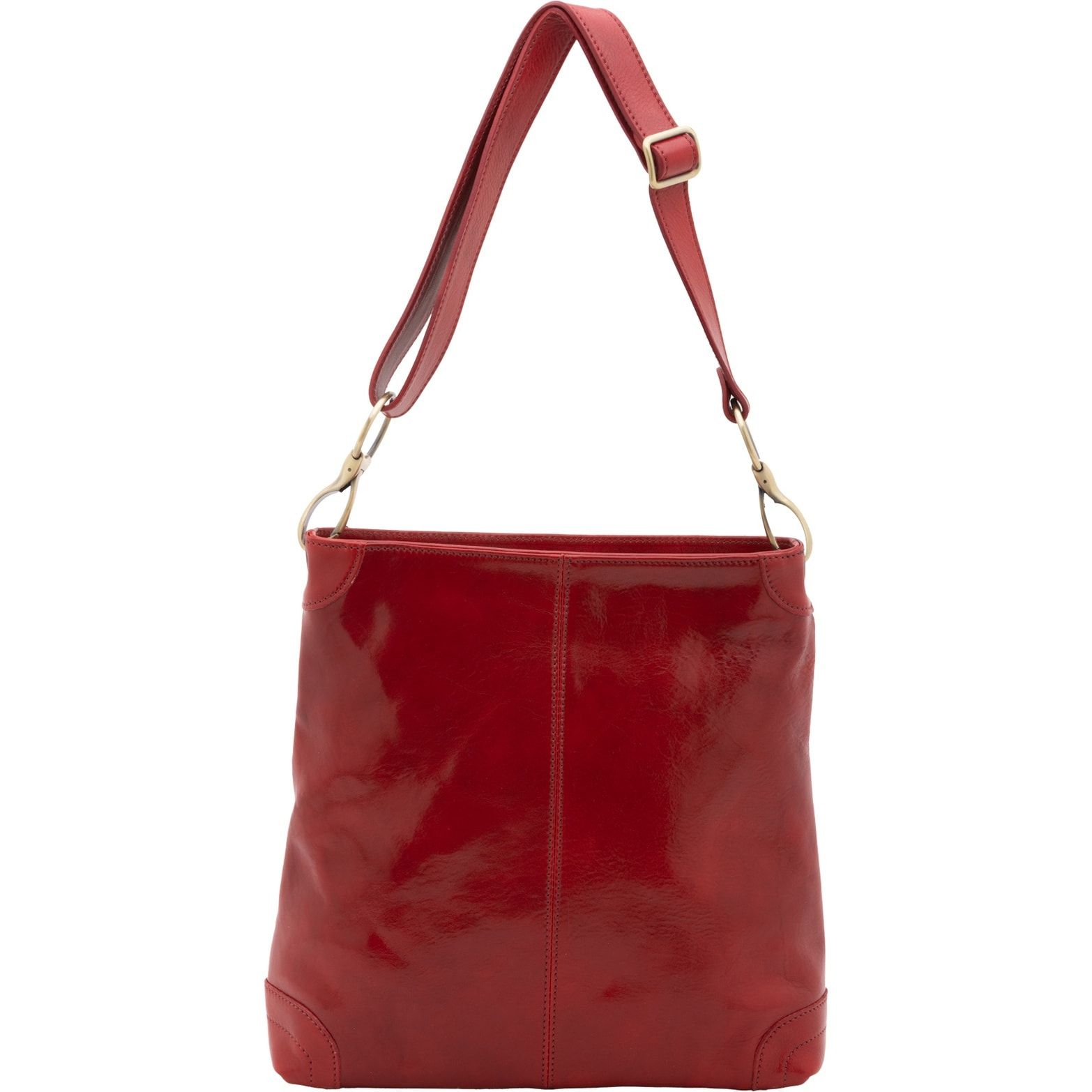 Borsa a spalla da donna - Modello False - 100% pelle - 32.0 x 32.0 x 11.0 cm