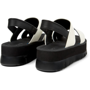 Sandalias - CAMPER Oruga Up - Blanco - Cuero liso
