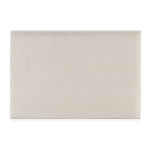 Cabecero Niebla 90x60 cm tela borreguito Beige