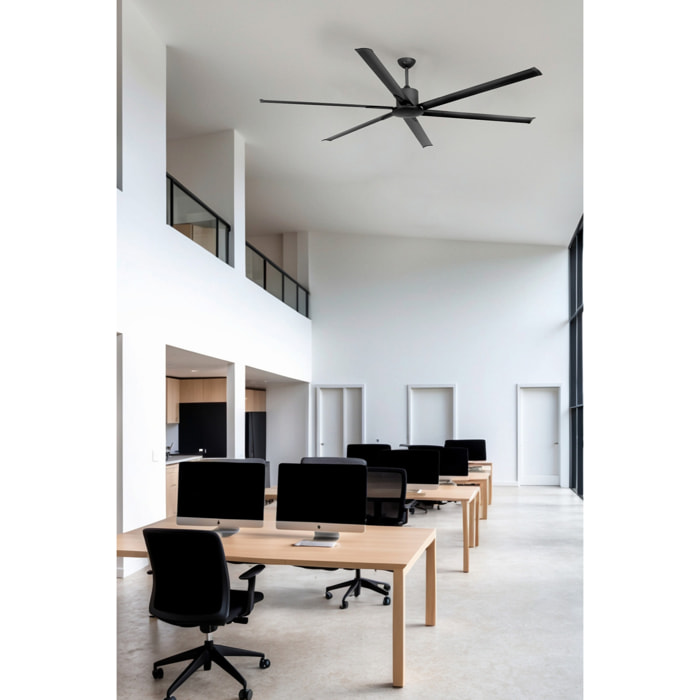 ANDROS XXL Ventilatore a soffitto nero