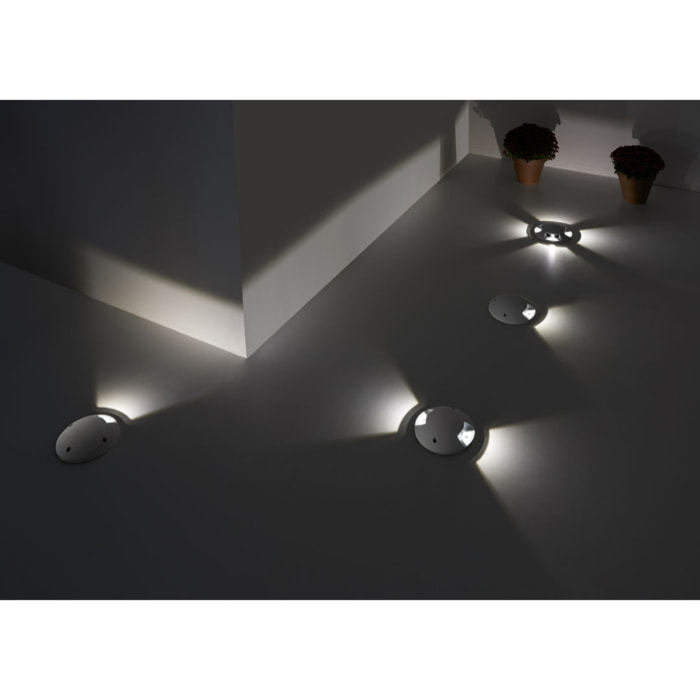 LEDS C4 Baliza IP66 Xena 2 Side LED 4.5 Blanco neutro - 4000K ON-OFF Gris 78lm