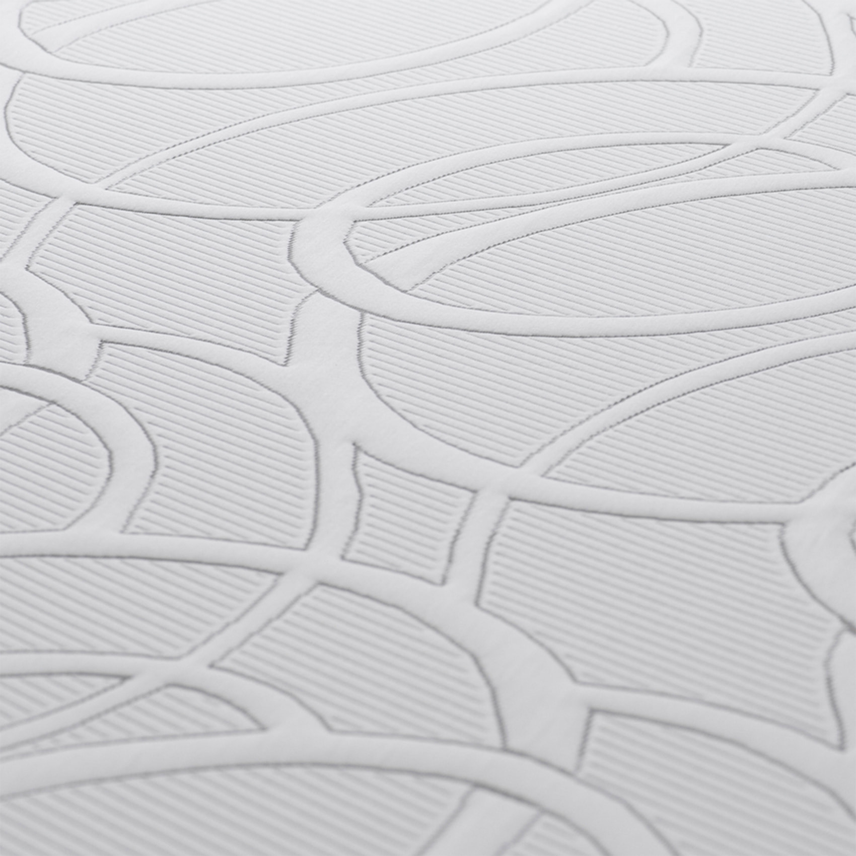Matelas à mémoire de forme avec gel rafraîchissant - Blanc
