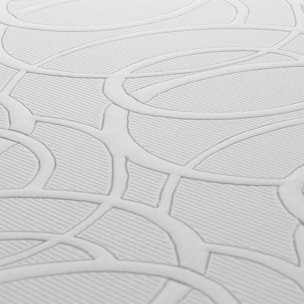 Matelas à mémoire de forme avec gel rafraîchissant - Blanc