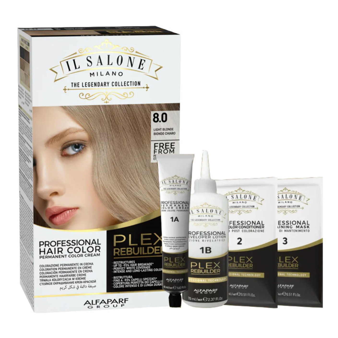 ALFAPARF MILANO Il Salone Plex Rebuilder Color Set 8.0 Biondo Chiaro