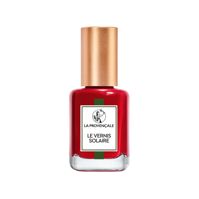 La Provençale Bio Le Vernis Solaire Vernis à Ongles Longue Tenue Rouge Tomette