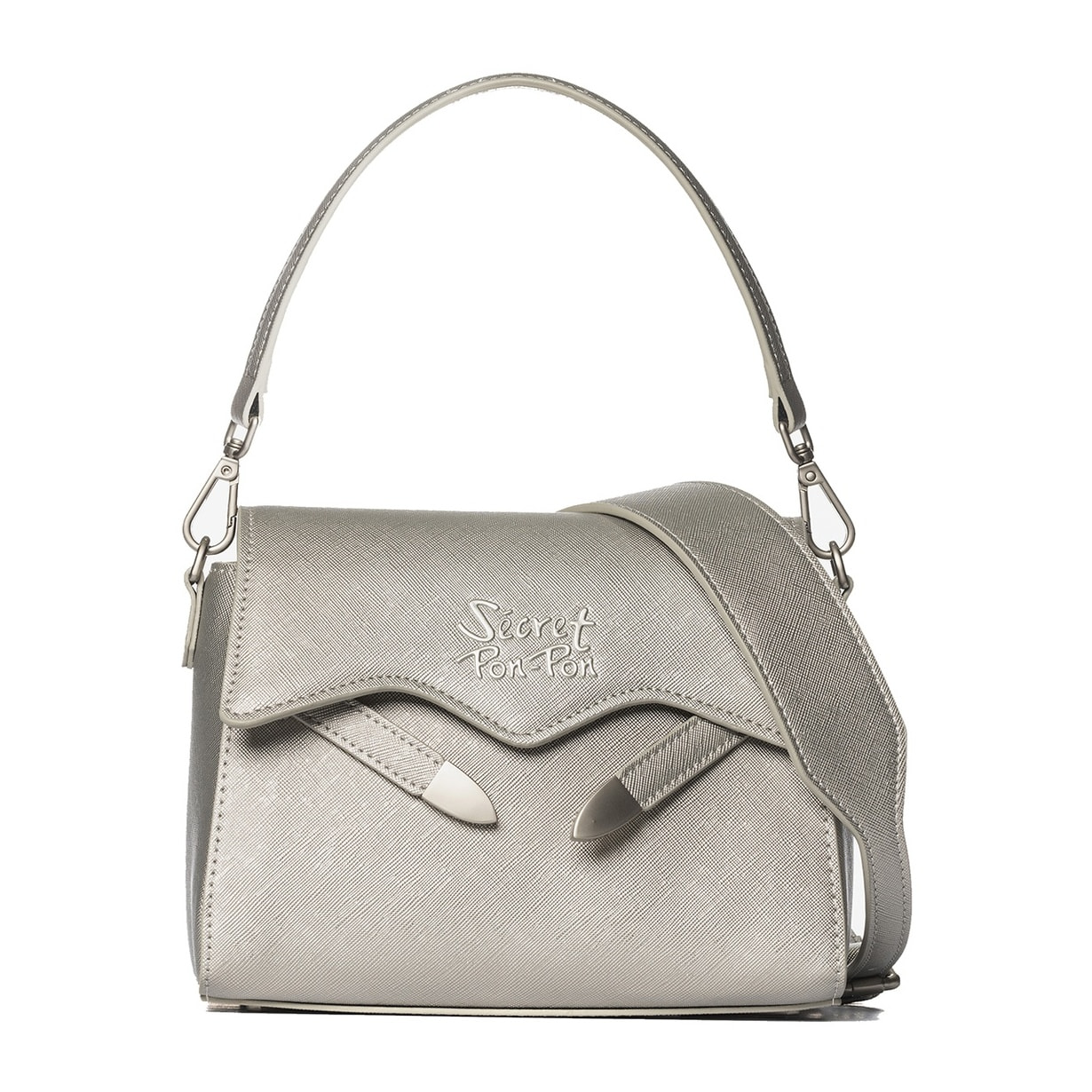 Borsa a tracolla da donna - Modello Iduna Lux - 100% poliuretano - 20.5 x 18.0 x 7.0 cm