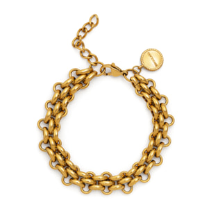 Pulsera Eloria Acero Baño Oro