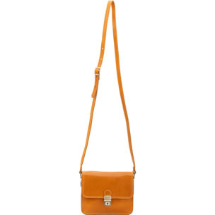 Borsa a tracolla da donna - Modello False - Vera pelle - 20.0 x 16.0 x 7.0 cm