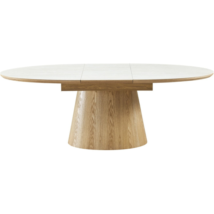 Table à manger extensible ovale 6/8 personnes - ORA