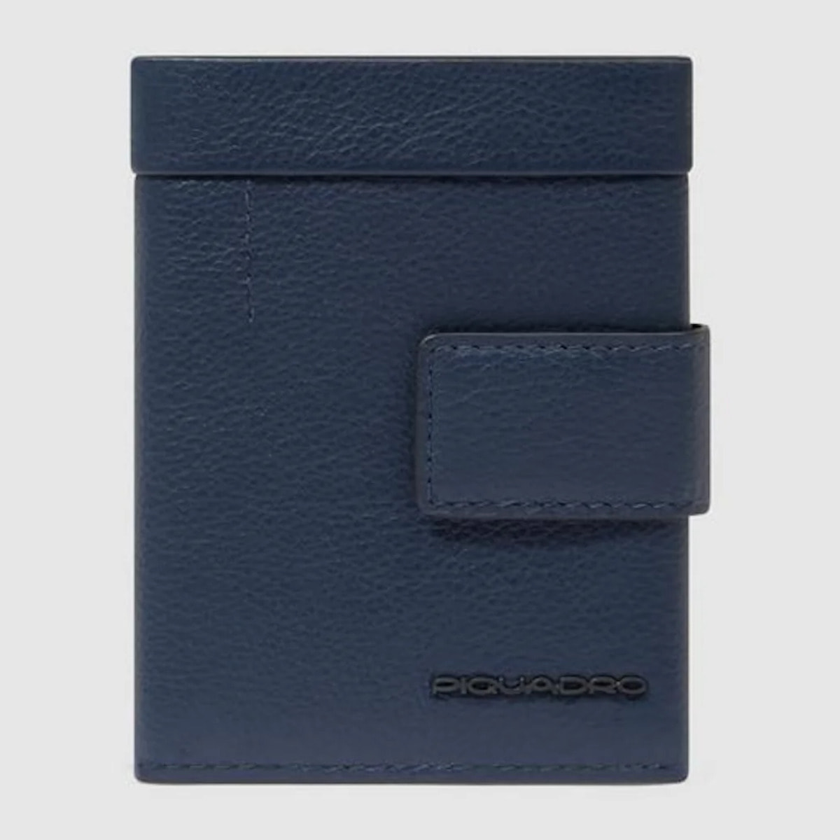 Piquadro Portafogli compatto con porta monete posteriore, porta carte di credito e protezione RFID