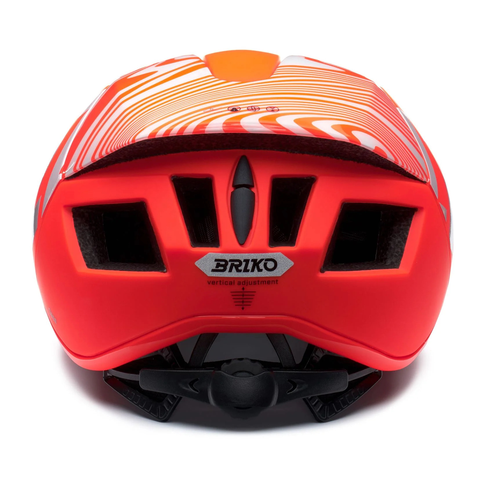 Caschi Briko Uomo Donna Rosso Gass Graphik