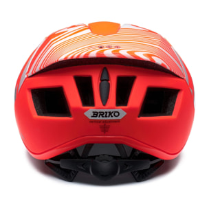 Caschi Briko Uomo Donna Rosso Gass Graphik