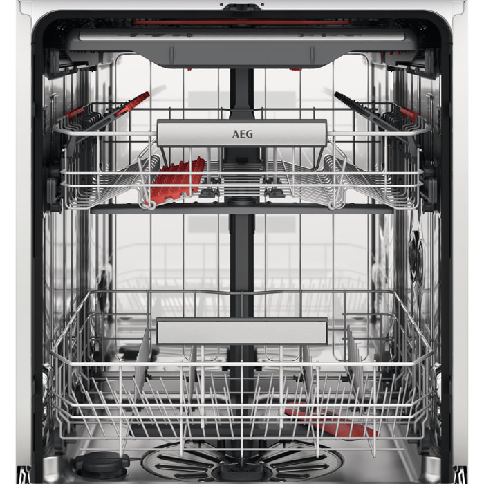 AEG Lavavajillas de 60 cm Serie 7000 GlassCare para 14 cubiertos FFB75707PM