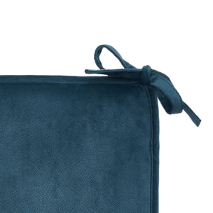 Galette de chaise Lilou bleu egéen 38x38cm