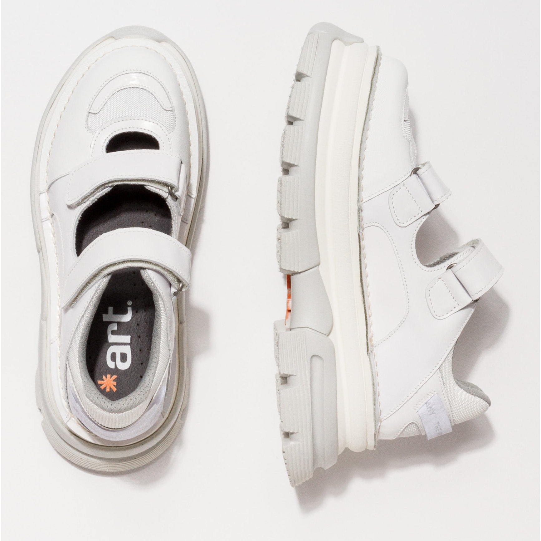 Zapatos 1644 MULTI LEATHER WHITE/ ART CORE 2 color White