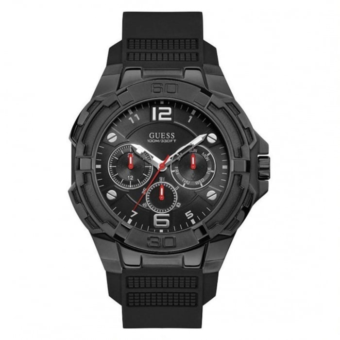 Reloj Guess W1254G2 Hombre Analogico Cuarzo con Correa de Silicona