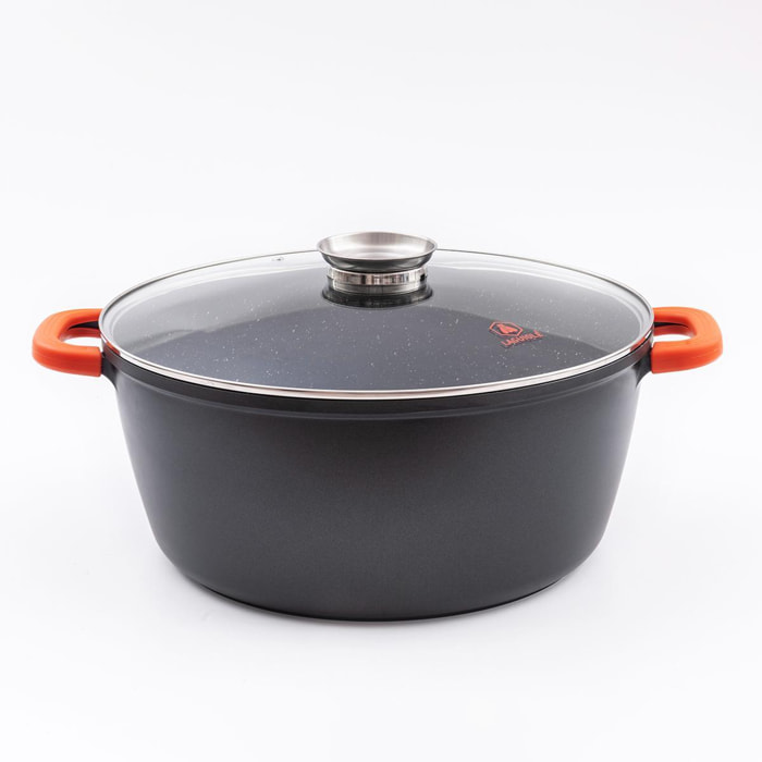 Faitout noir   revêtement céramique - "robucook"