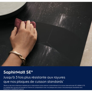 Plaque induction ELECTROLUX EIV63443CT SaphirMatt SE- Anti-rayures et Zone Flex