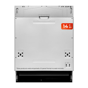 Lavavajillas integrable EVVO Di.2 Pro, 14 Cubiertos, Clase Energética C, 8 Programas, Ancho 600 mm