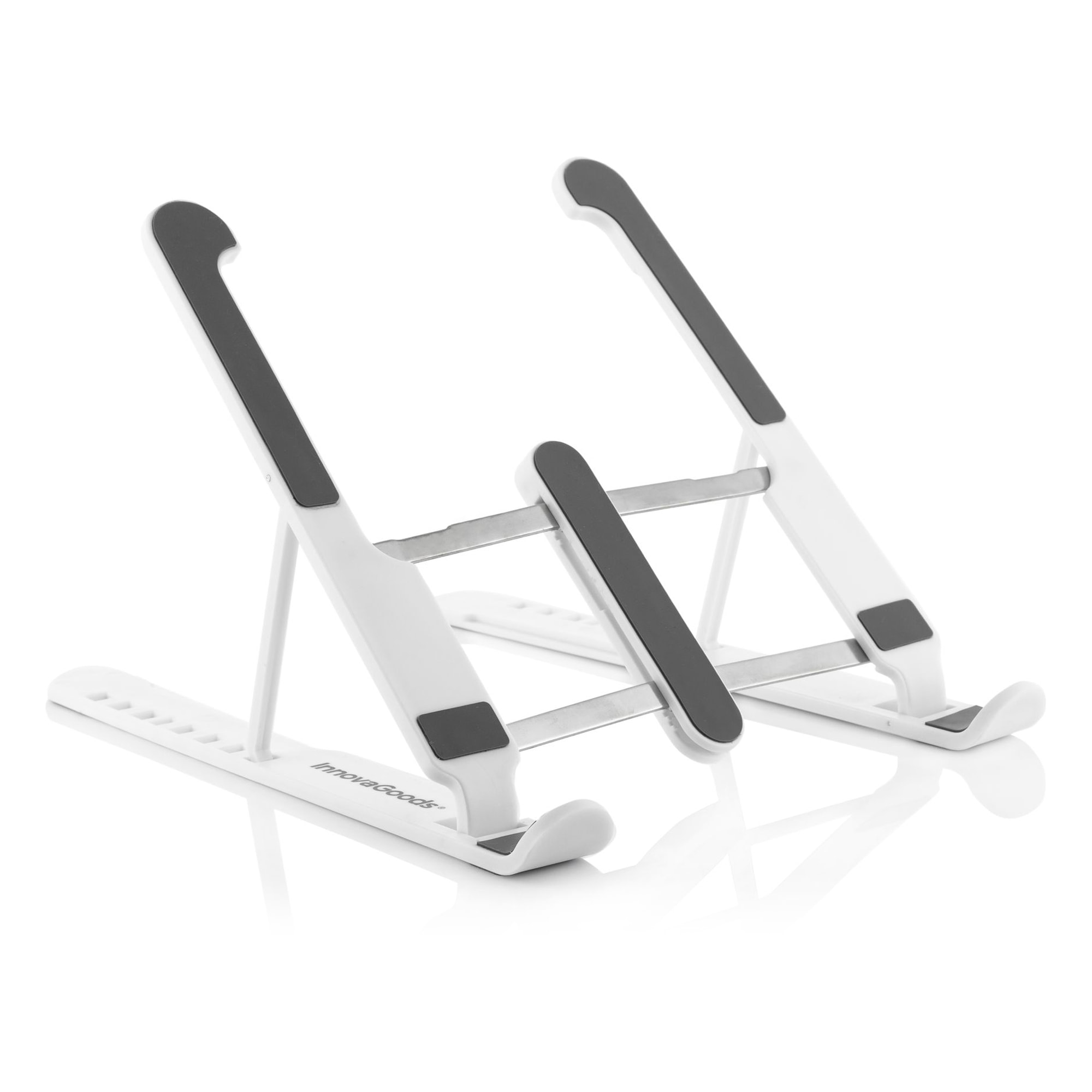 Supporto pieghevole per laptop Flapolipropileneot - bianco - 7x3x27 cm