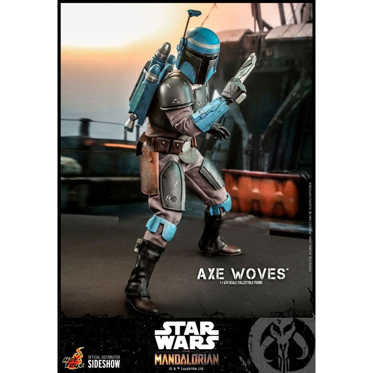 Star Wars The Mandalorian Action Figura 1/6 Axe Woves 30 Cm Hot Toys