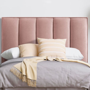 Cabecero de madera tapizado en tela para cama de 135 145x132