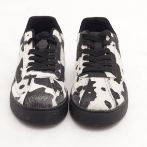 SNEAKERS ANIMALIER NERO