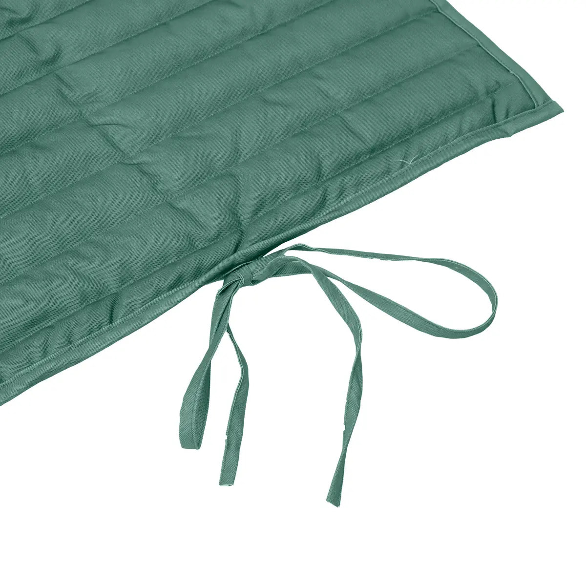 Coussin de transat enroulable "Adiya" vert jade 180x60cm en polyester