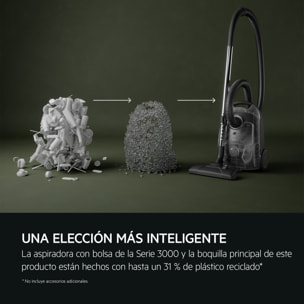 AEG Aspiradora con bolsa 3000 de 650 W y 78 dB(A) AB31C1GG | Reacondicionado
