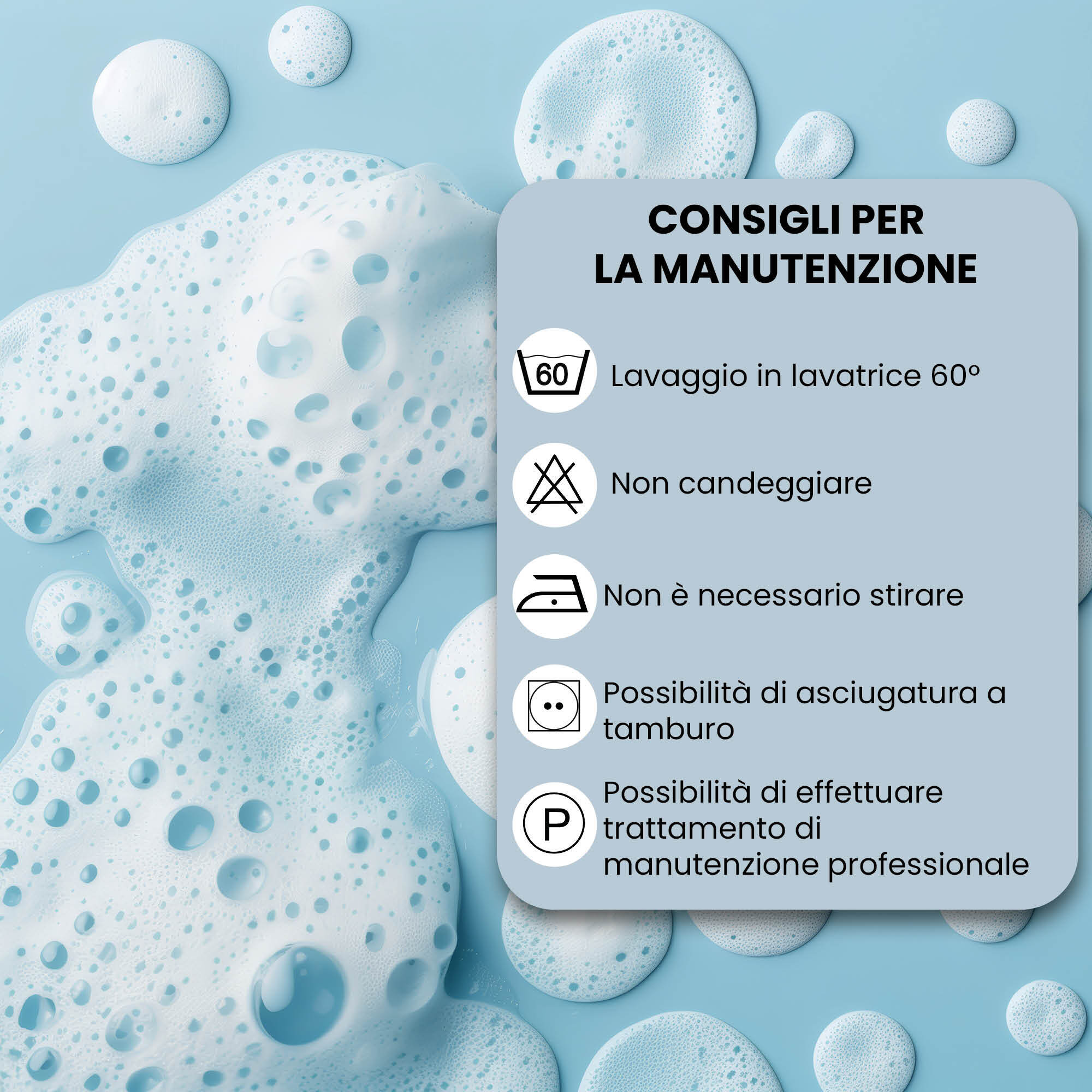 COPRIPIUMINO FASHION, 100% Microfibra, No Stiro - URBAN BLU
