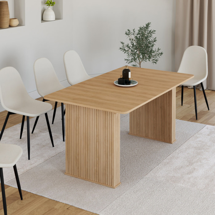 Table à manger extensible Albane 160-200cm