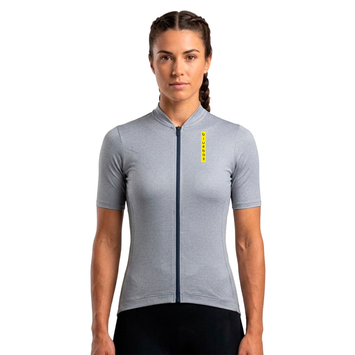 Maillot de manga corta para mujer BLUEBALL Cadence - Gris