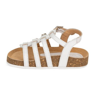 Sandalia Bios Piel  Cabra. Hebilla