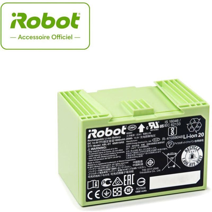 Batterie aspirateur IROBOT lithium series e et i brown box