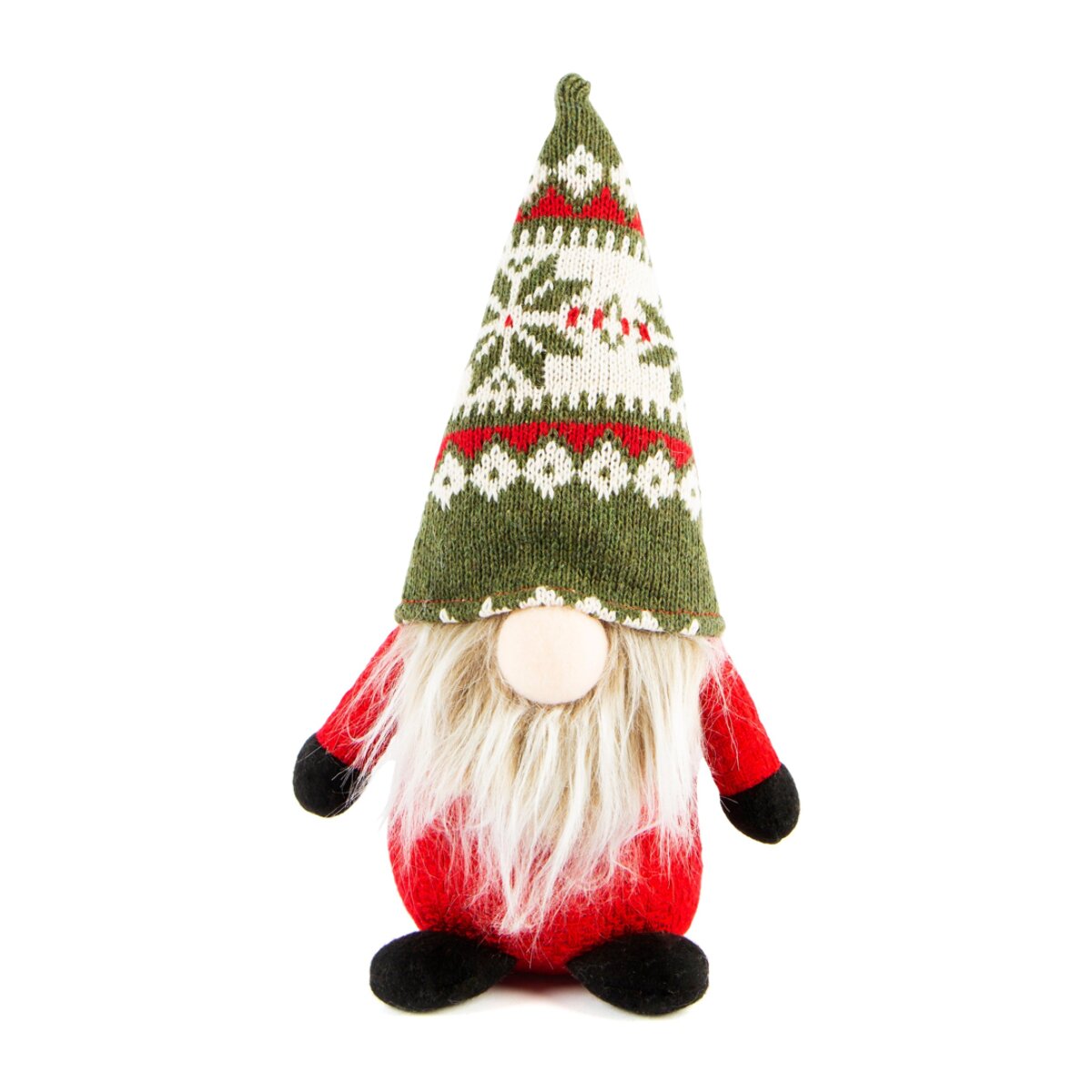 Gnome assis avec barbe Excelsa – Gnomo, Polyester multicolore