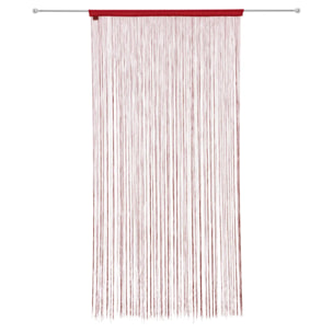 Rideau fil rouge 90x200cm
