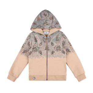 PHILIPP PLEIN Felpa con cappuccio MONOGRAM