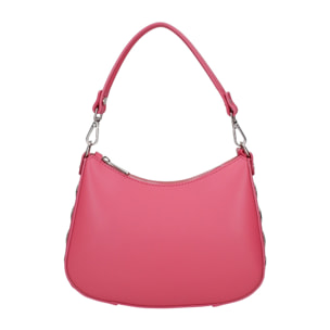Borsa a spalla da donna - Modello False - 100% pelle ruga - 26.0 x 18.0 x 4.0 cm