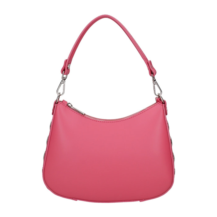 Borsa a spalla da donna - Modello False - 100% pelle ruga - 26.0 x 18.0 x 4.0 cm