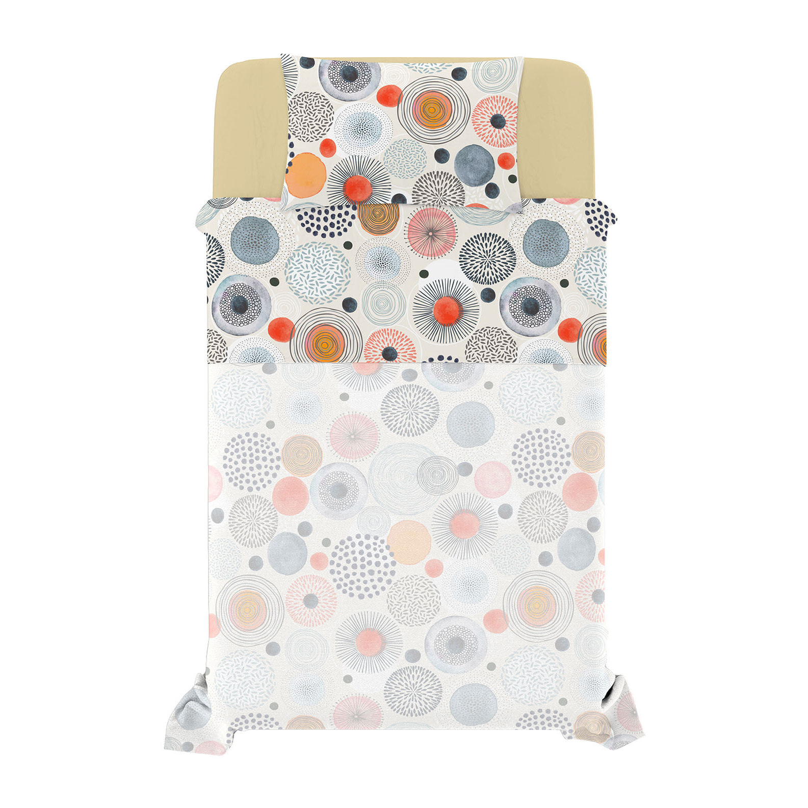 COMPLETO LETTO FANTASY PIAZZA E MEZZA - 100% MICROFIBRA