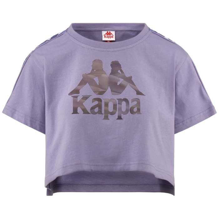 T-Shirts & Top Kappa Donna 222 BANDA VAPUA GRAPHIKTAPE Viola