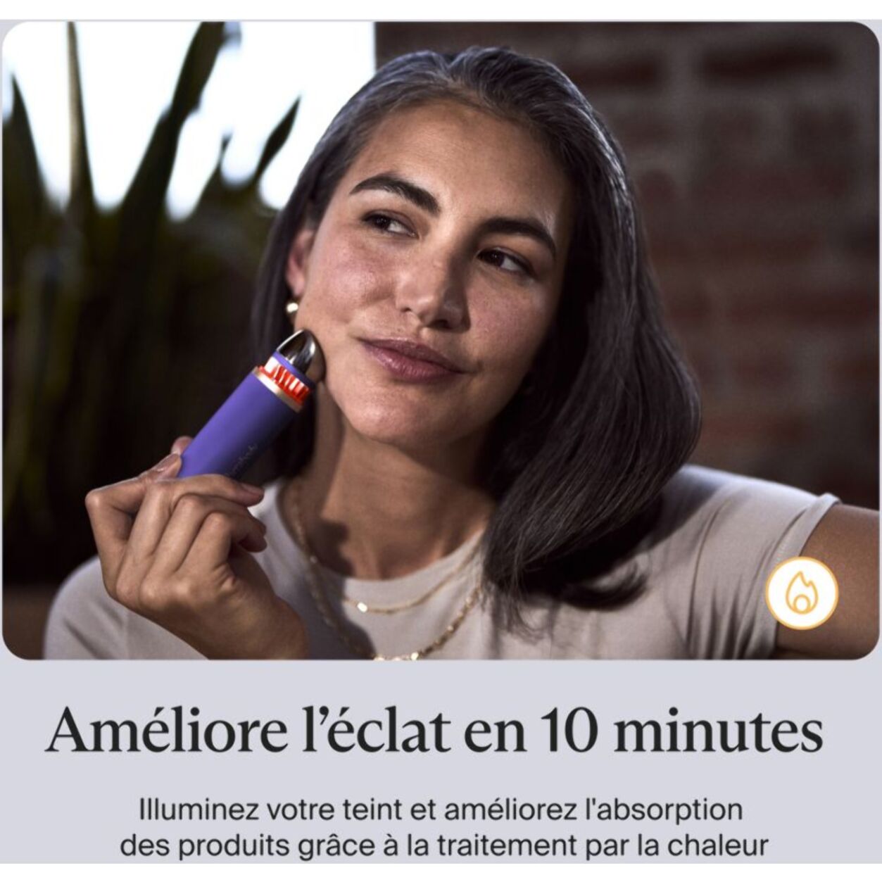 Appareil éclat visage THERABODY TheraFace anti-cernes indigo